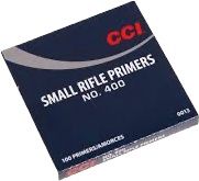 CCI 400 SMALL RIFLE PRIMERS/ 100