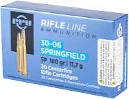 PPU AMMO 30-06 SPRINGFIELD 180GR (20)