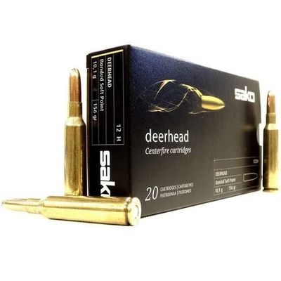SAKO AMMO 6.5 CREEDMOOR DEERHEAD BSP 156GR (20)