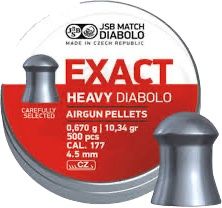 DIABOLO JSB EXACT HEAVY 4.52MM/177 10.34GR