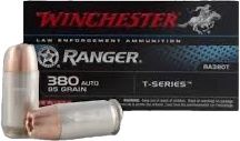 WINCHESTER AMMO 380AUTO 95GR JHP RANGER-T