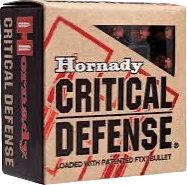 HORNADY AMMO 40S&amp;W 165GR FTX CDEFENSE(20)