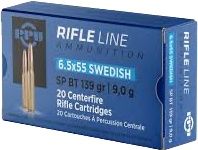 PPU AMMO 6.5X55 SWED