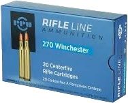 PPU AMMO 270WIN SP 130GR(20)