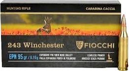 FIOCCHI .243 WIN 95GR EPN