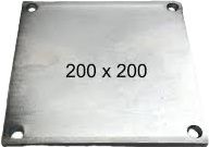 K-MAG FLAT STEEL BASE PLATE FOR PB