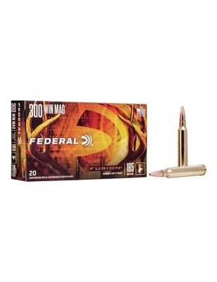 FEDERAL 300WM 165GR FUSION(20) AMMO