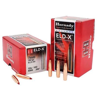 HORNADY 7MM 162GR ELD-X(100)