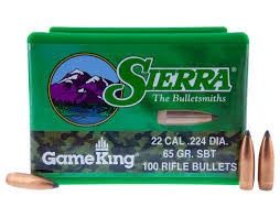 SIERRA 22CAL 55GR SBT BULLET