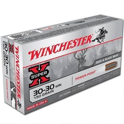 WINCHESTER AMMO 30-30 WIN 150GR POWERPOINT(20)