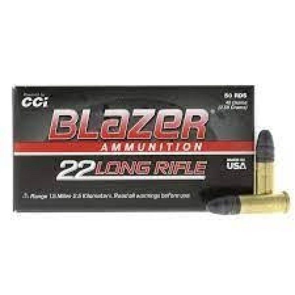 FEDERAL AMMO 22LR 40GR BLAZER LRN/50