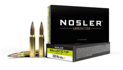 NOSLER AMMO 308WIN 165GR BALLISTIC TIP(20)