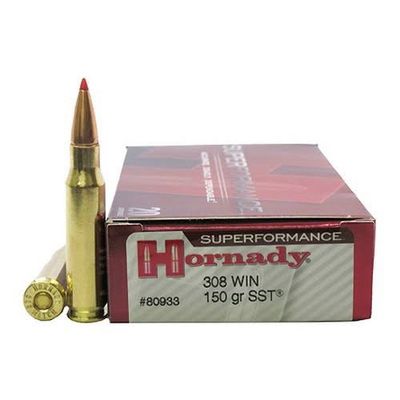HORNADY AMMO 308WIN 150GR SST SPF