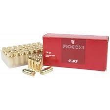 FIOCCHI 45ACP 230GR FMJ AMMO