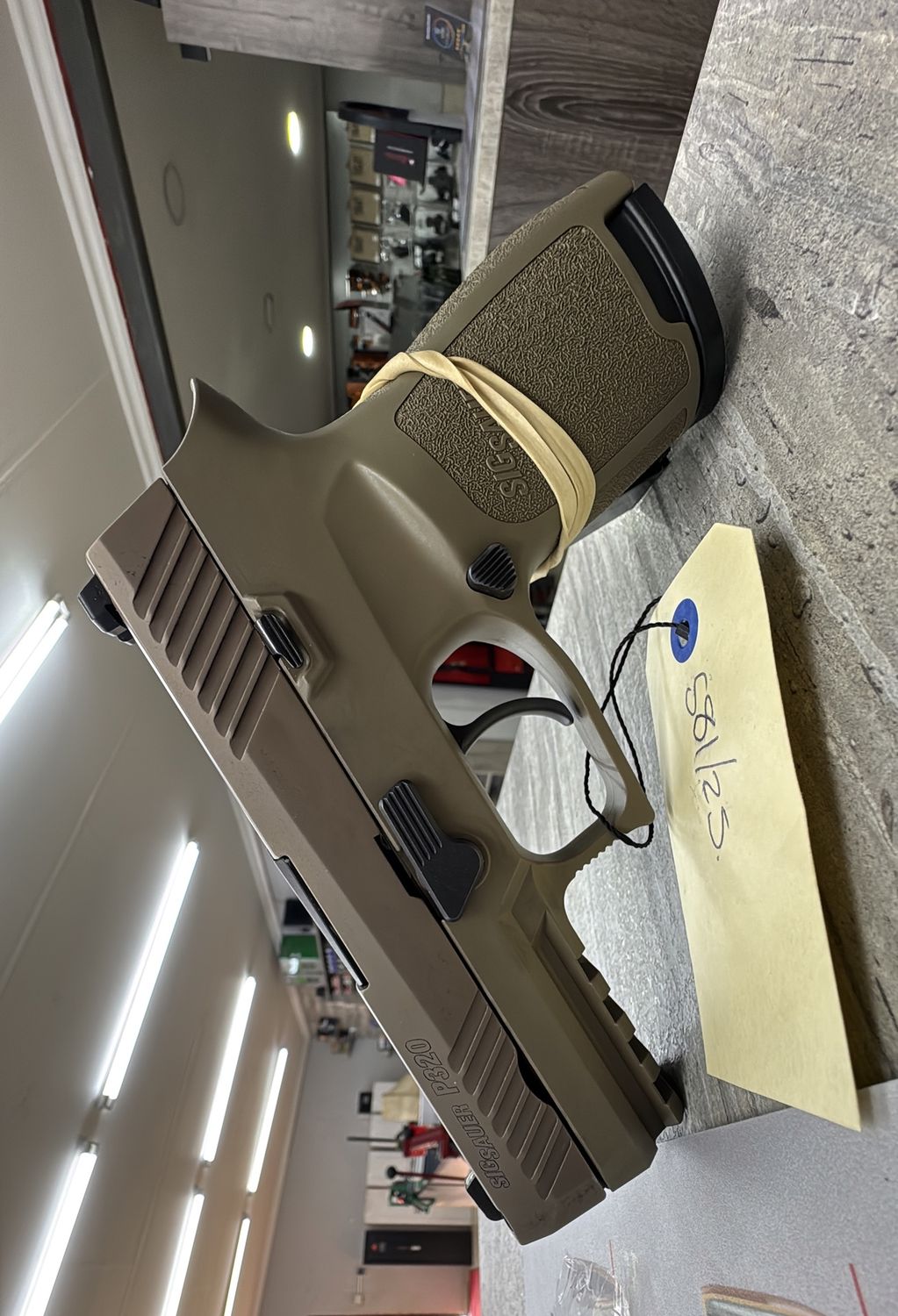 2ND HAND SIG SAUER P320 SN: 58B111063 581/25