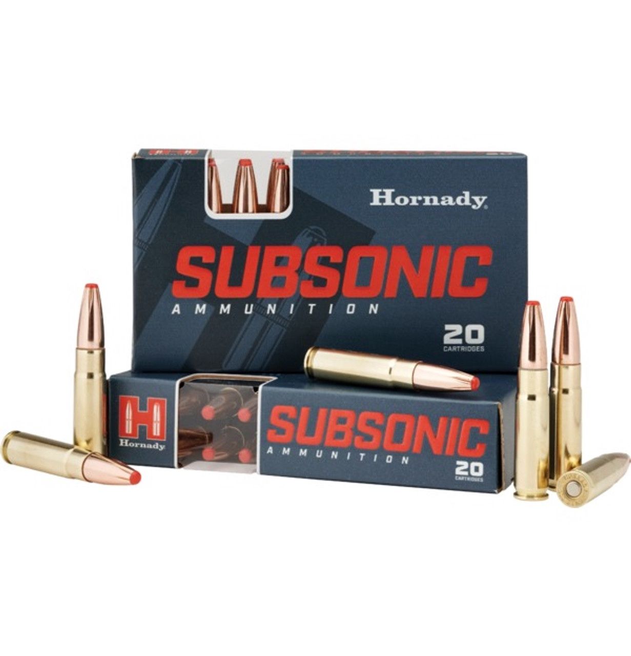 HORNADY AMMO 300 BLACKOUT 190GR SUB-X