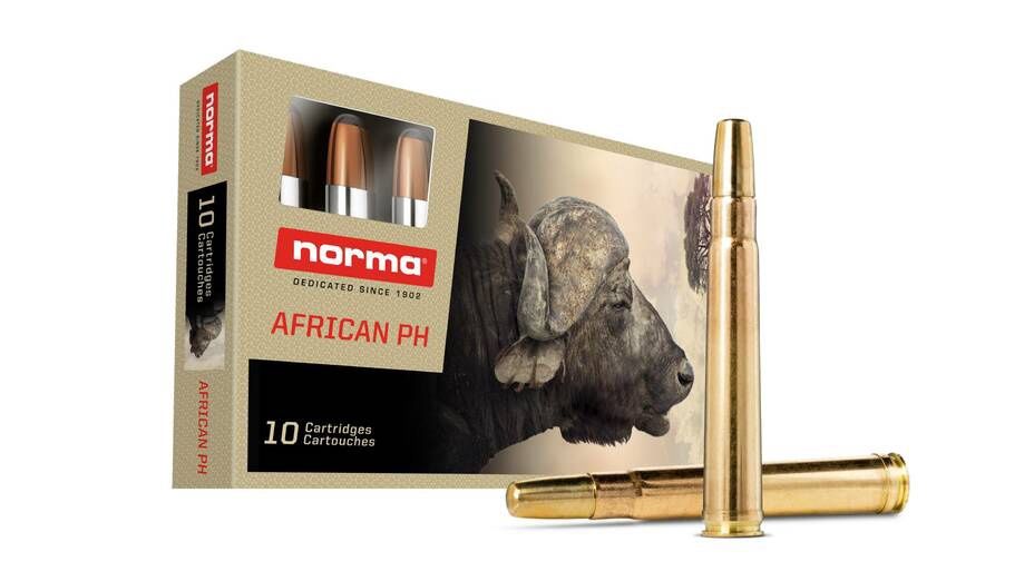 NORMA AMMO 375 H&amp;H 300 GR AFRICAN PH SOLID