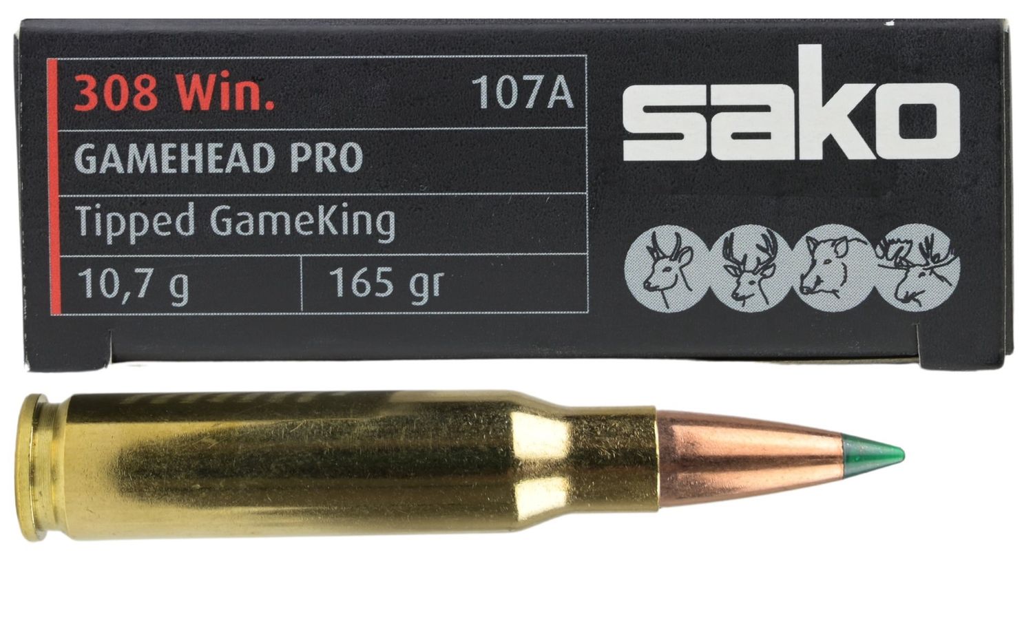 SAKO CART 308 WIN GAMEHEAD PRO 165 TSP (20) SIERRA GAMECHANGER