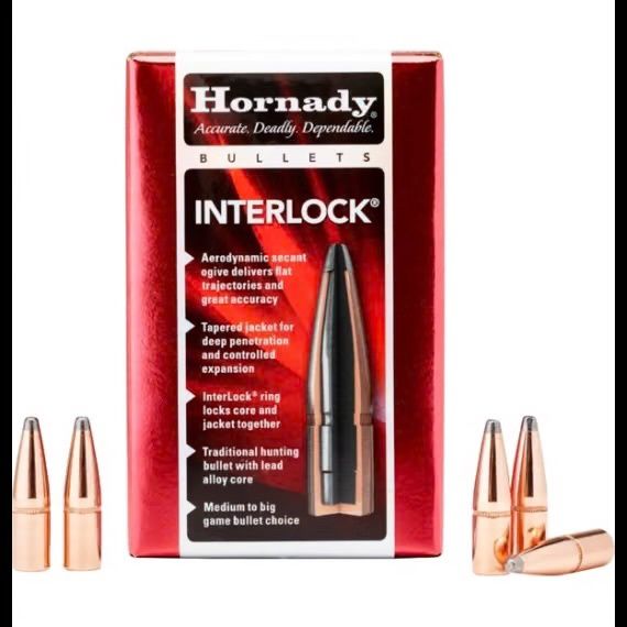 HORNADY BULLETS 308 150GR BTSP interlock (100)