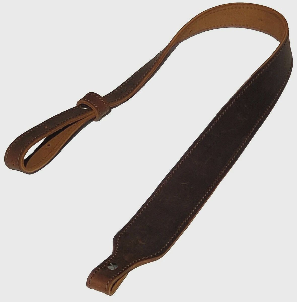 RIFLE SLING SUEDE BROWN COBRA WITH THUMBHOLE