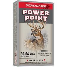 WINCHESTER AMMO 30-06 SPR 180GR POWERPOINT(20)