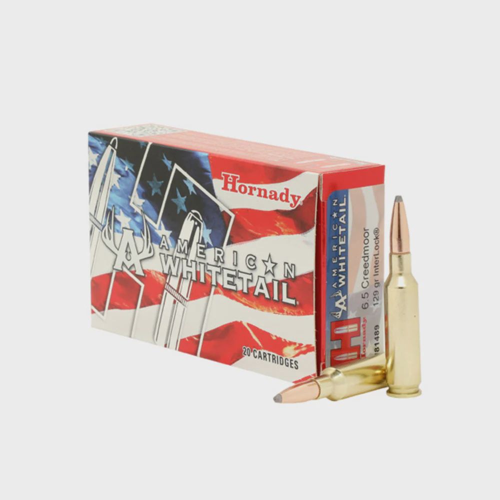 HORNADY AMMO 6.5 CREEDMOOR 129GR SP AW
