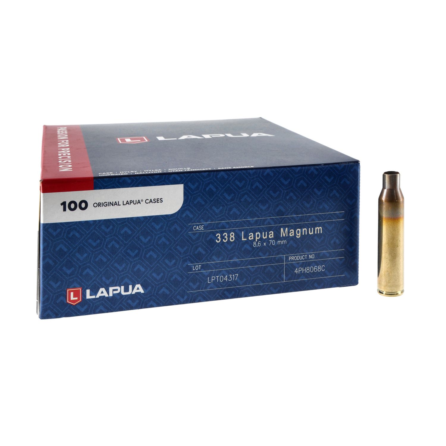 LAPUA CASES .338 LAPUA MAGNUM (100)