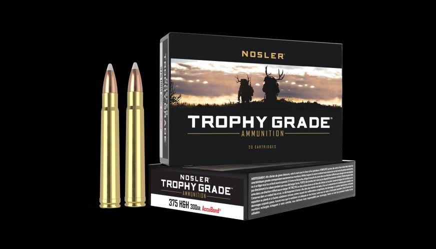 NOSLER AMMO 375 H&amp;H 300GR TG ACCUBOND (20)