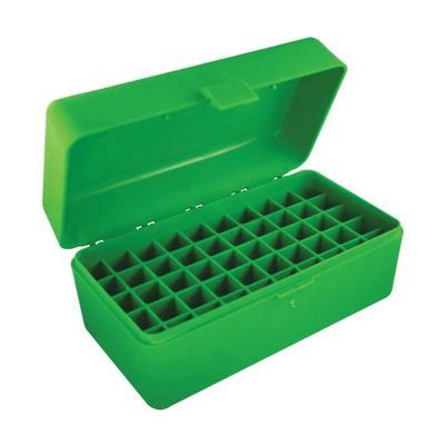 MTM AMMO BOX 22 HORNET (50) GREEN