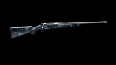 TIKKA T3X LITE POLYFADE BLK ROCK 243 WIN/8 FLUTED SS 3RD 20in MT5/8x24