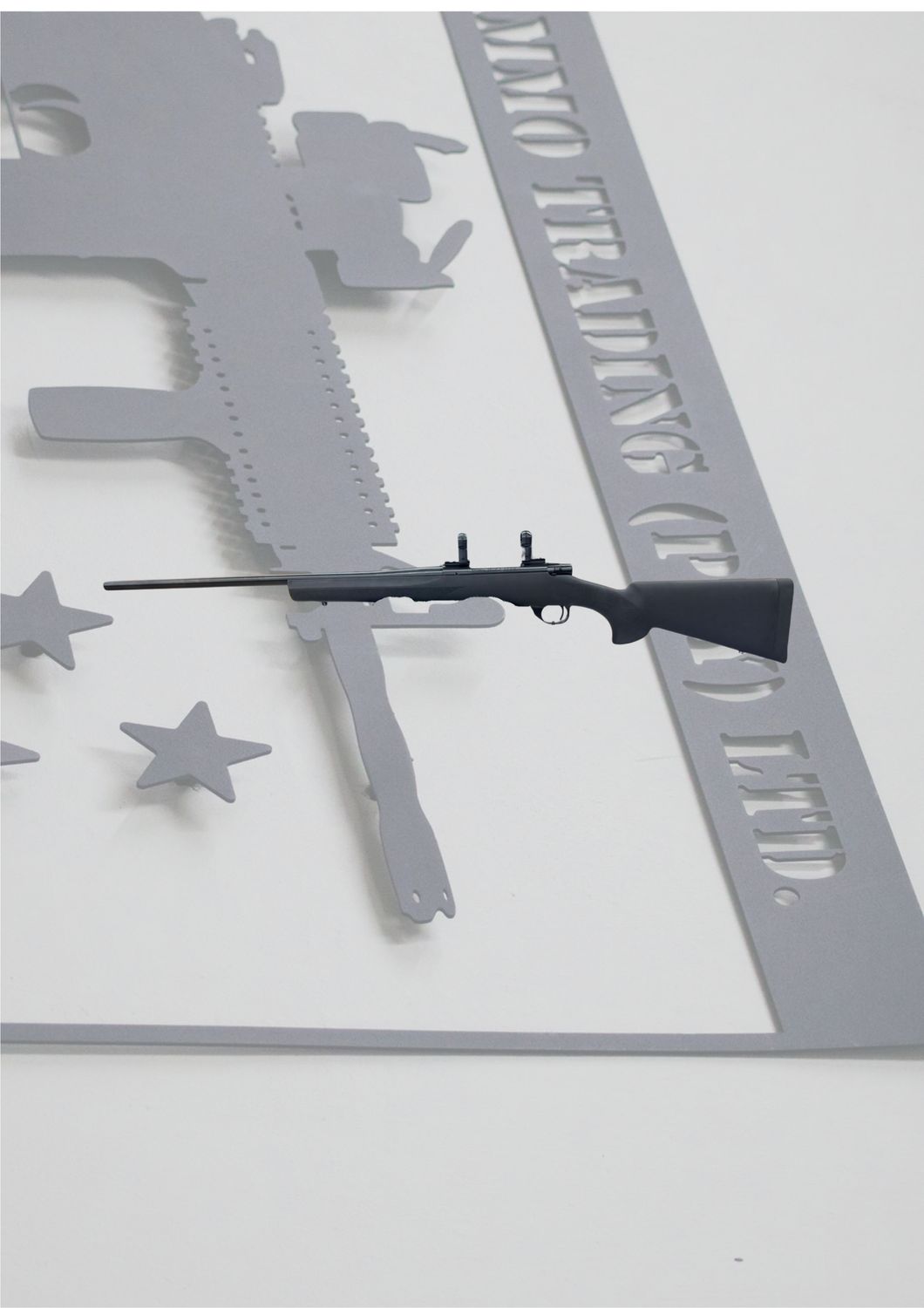 641/25 HOWA 30-06 MET SYNTHETIC STOCK, RAIL EN RINGE