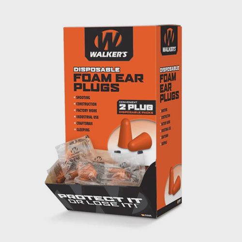 WALKER'S DISPOSABLE FOAM EAR PLUGS/PAIR