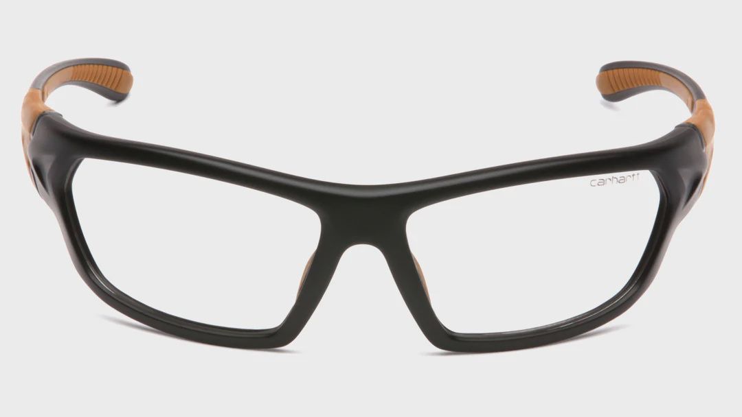 CARBONDALE PYRAMEX GLASSES CLEAR LENS BLACK FRAME&amp;CORD