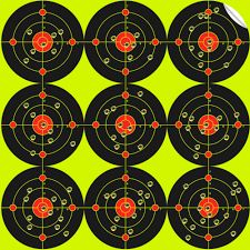 TACBAND REACTIVE BULLSEYE TARGET 8X8 INCH 25CT