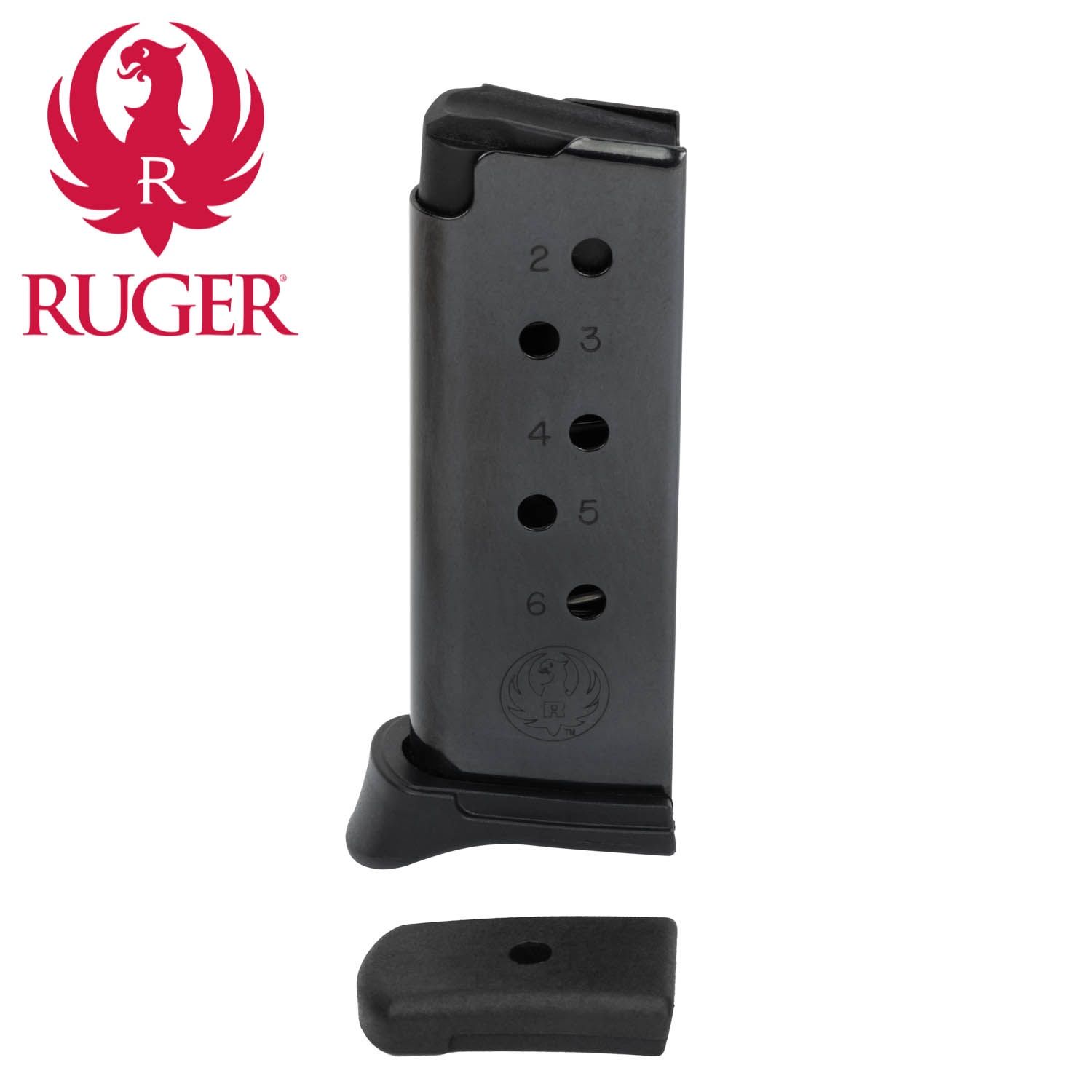 RUGER MAG LCP EXT MAGAZINE(6)