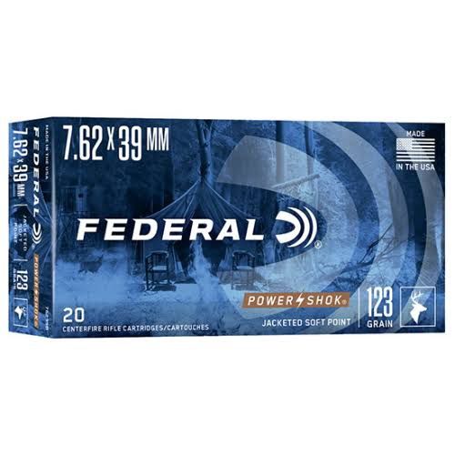 FEDERAL 7.62X39 123 POWER SHOK