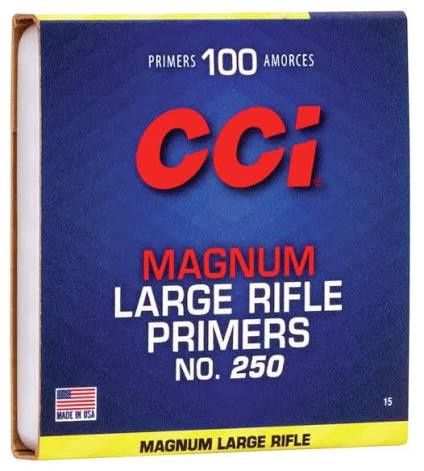 CCI 250 MAG LARGE RIFLE PRIMERS /100