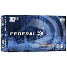 FEDERAL 303BRIT AMMO 150GR POWER SHOK(20)