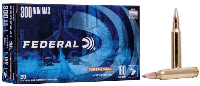 FEDERAL 300WM AMMO 180GR POWER SHOK(20)
