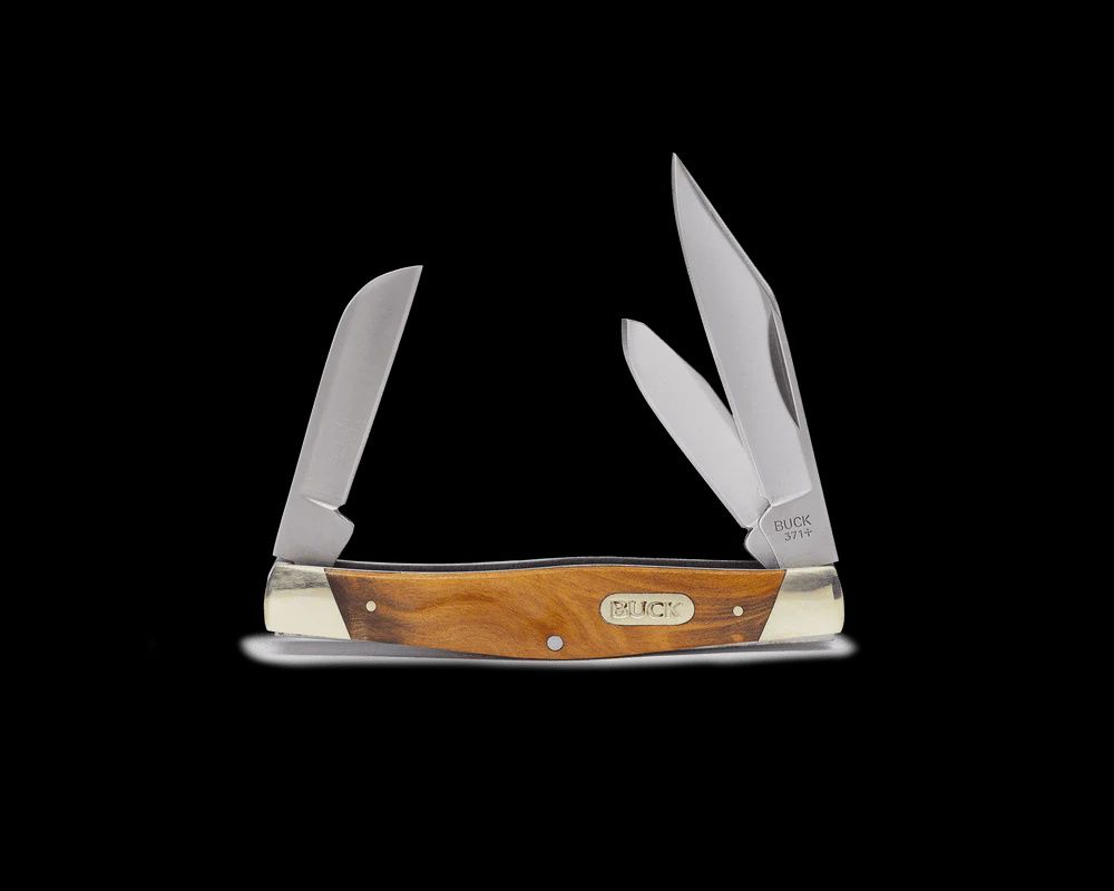 BUCK B371 BRS STOCKMAN