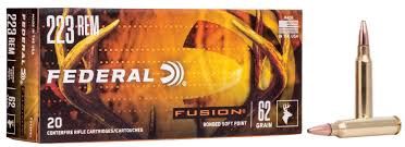FEDERAL 223REM 62GR FUSION(20)