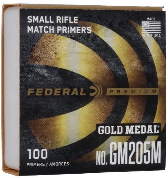 PRIMERS FEDERAL GM205M SMALL RIFLE P/100