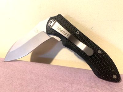 SILVER LEUPOLD KNIFE