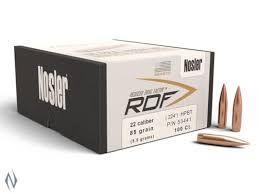 NOSLER BULLETS 22CAL 70GR RDF HPBT