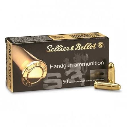 S&amp;B AMMO 6.35MM BROWNING FMJ 55GR(50)
