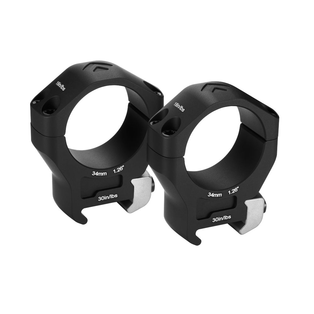 ARKEN HALO TI TITANIUM SCOPE RINGS 34MM MED