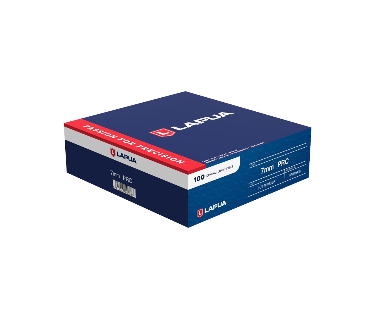 LAPUA CASES 7MM PRC (100)
