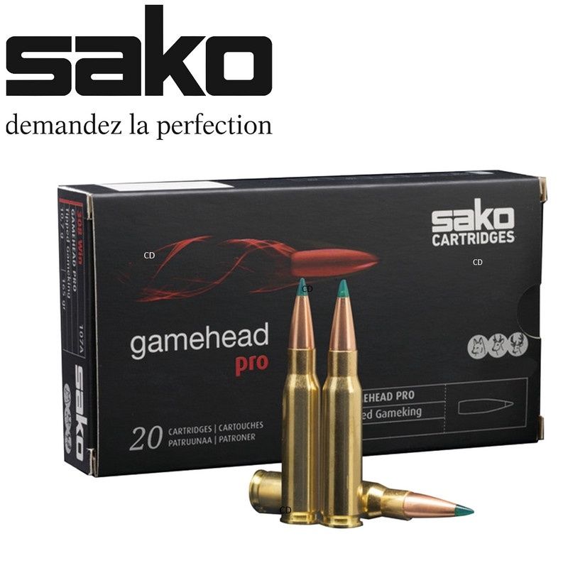 SAKO AMMO CART 7MM REM MAG GAMEHEAD PRO 165GR (20)