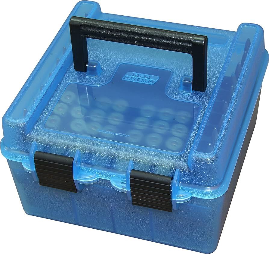 MTM DELUXE AMMO BOX 22-250-458WIN BLUE