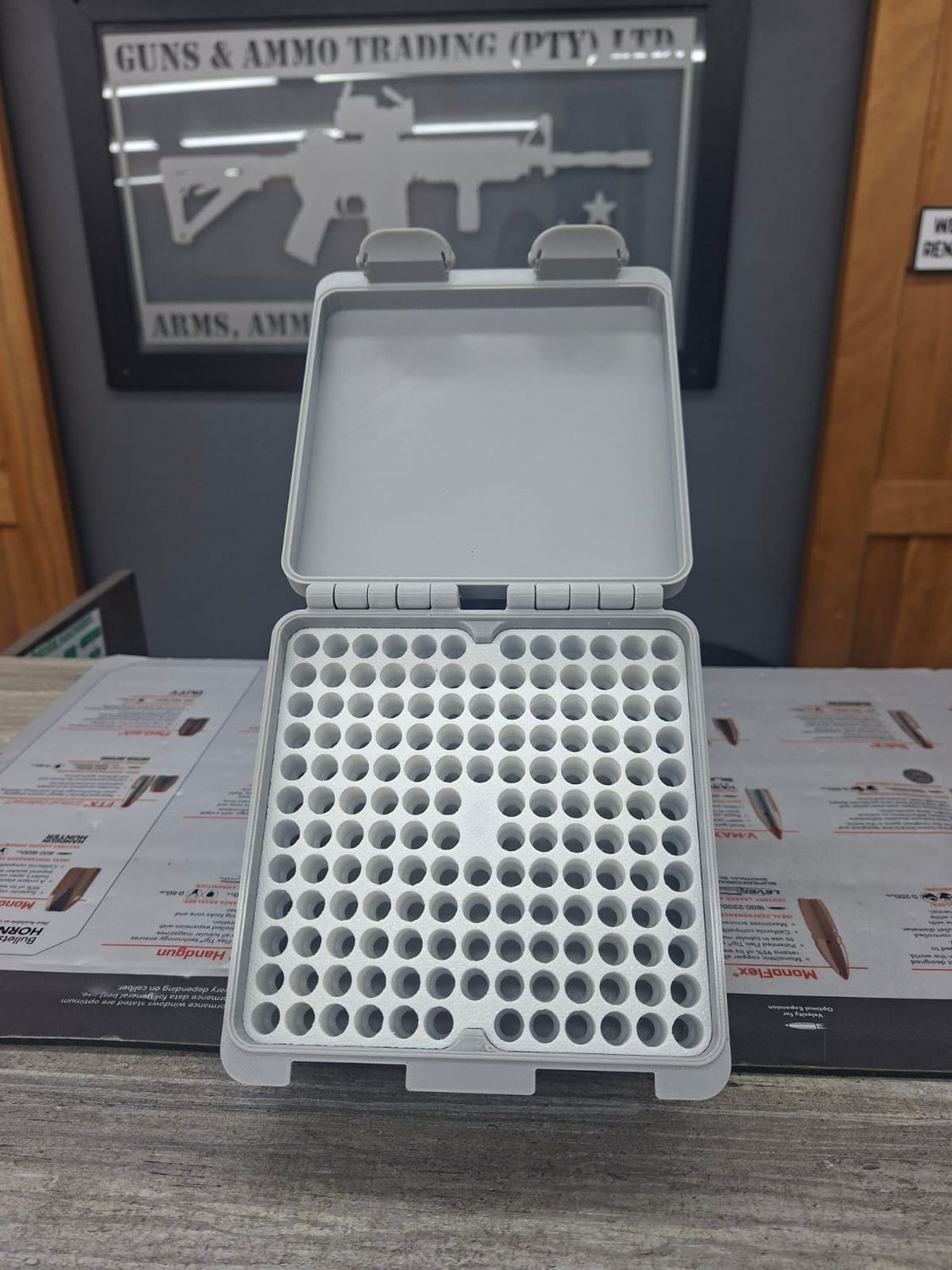 GUNS&amp;AMMO AMMO CASE .223 CALIBER LARGE CASE (100)